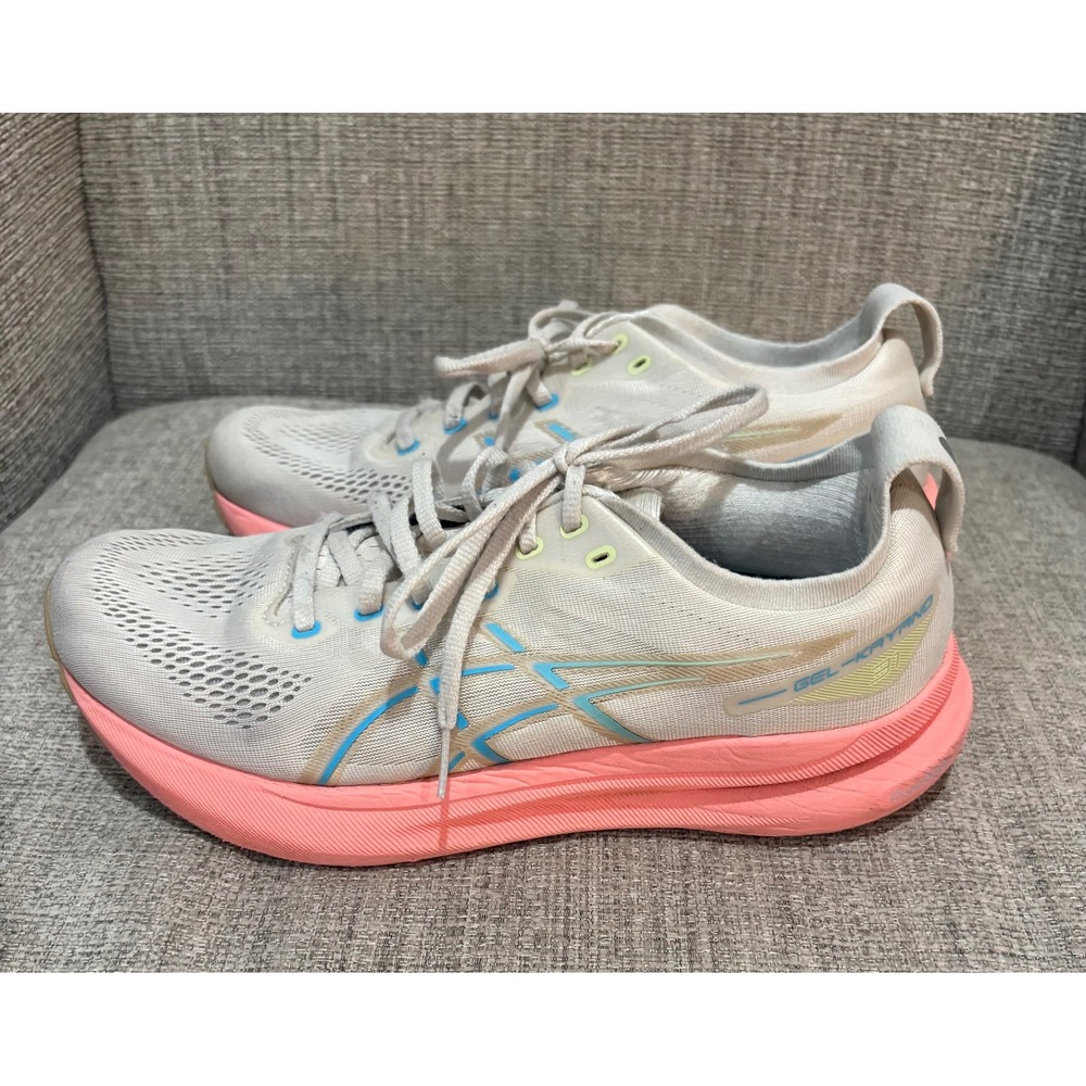 ASICS Gel-Kayano 30 Women Running Shoes White Pink 1012B670 Size 10